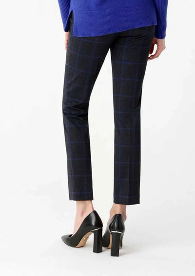 Lisette L Straight Leg Trouser, Wexford Check 