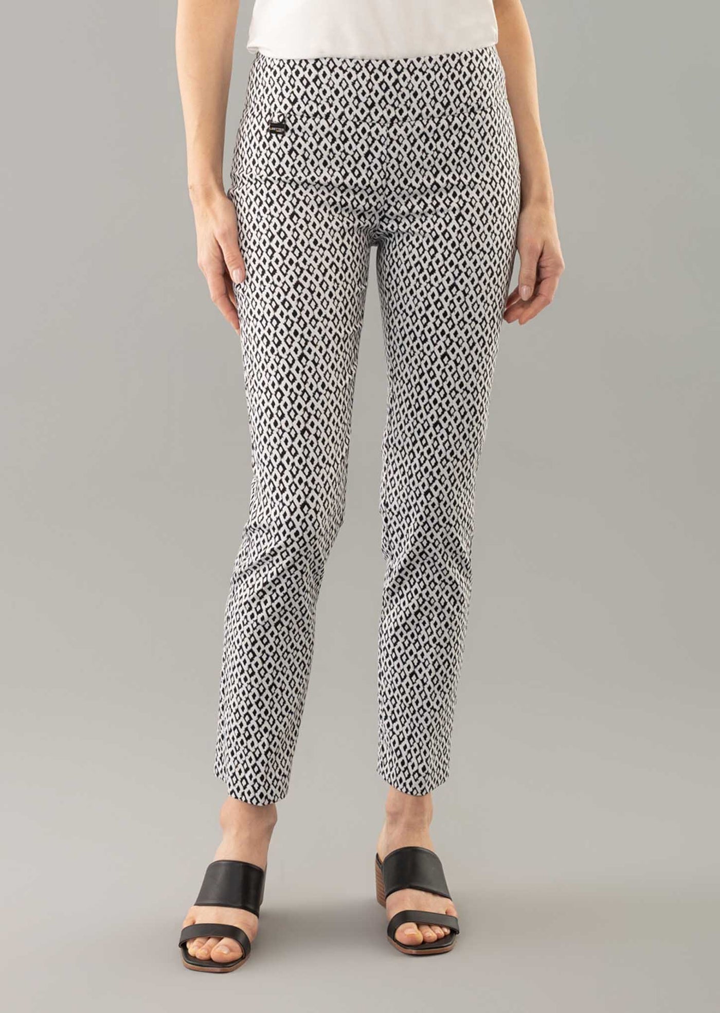 Zircon Jacquard Ankle Pants Lisette L