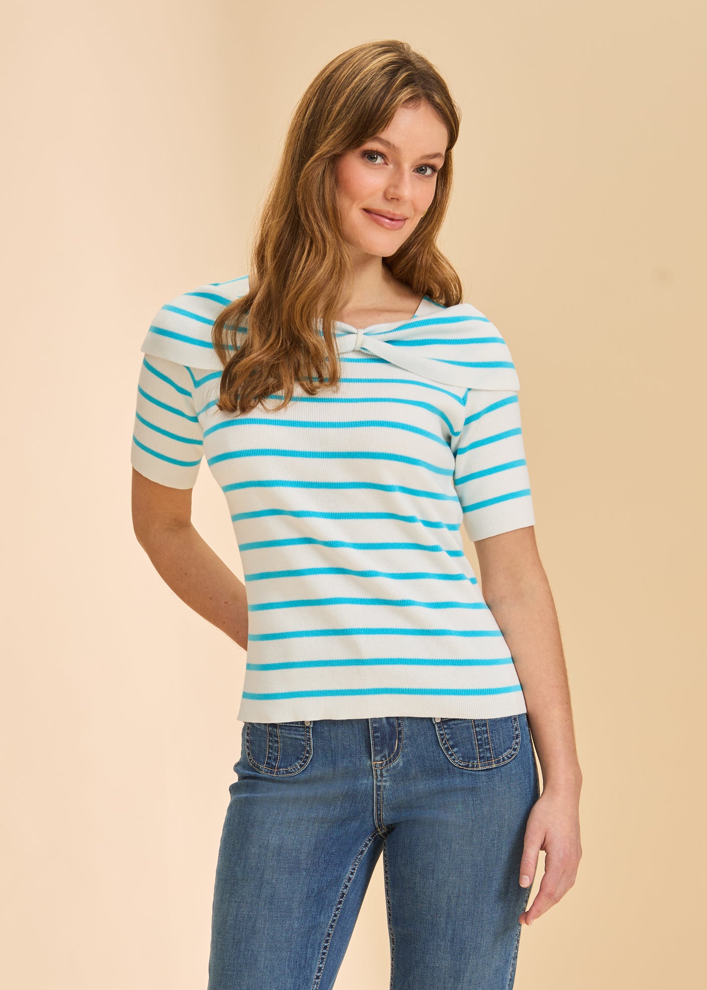 Stripe Sweater French Dressing Jeans