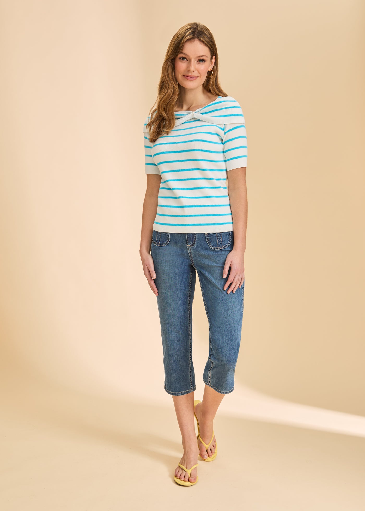 Stripe Sweater French Dressing Jeans