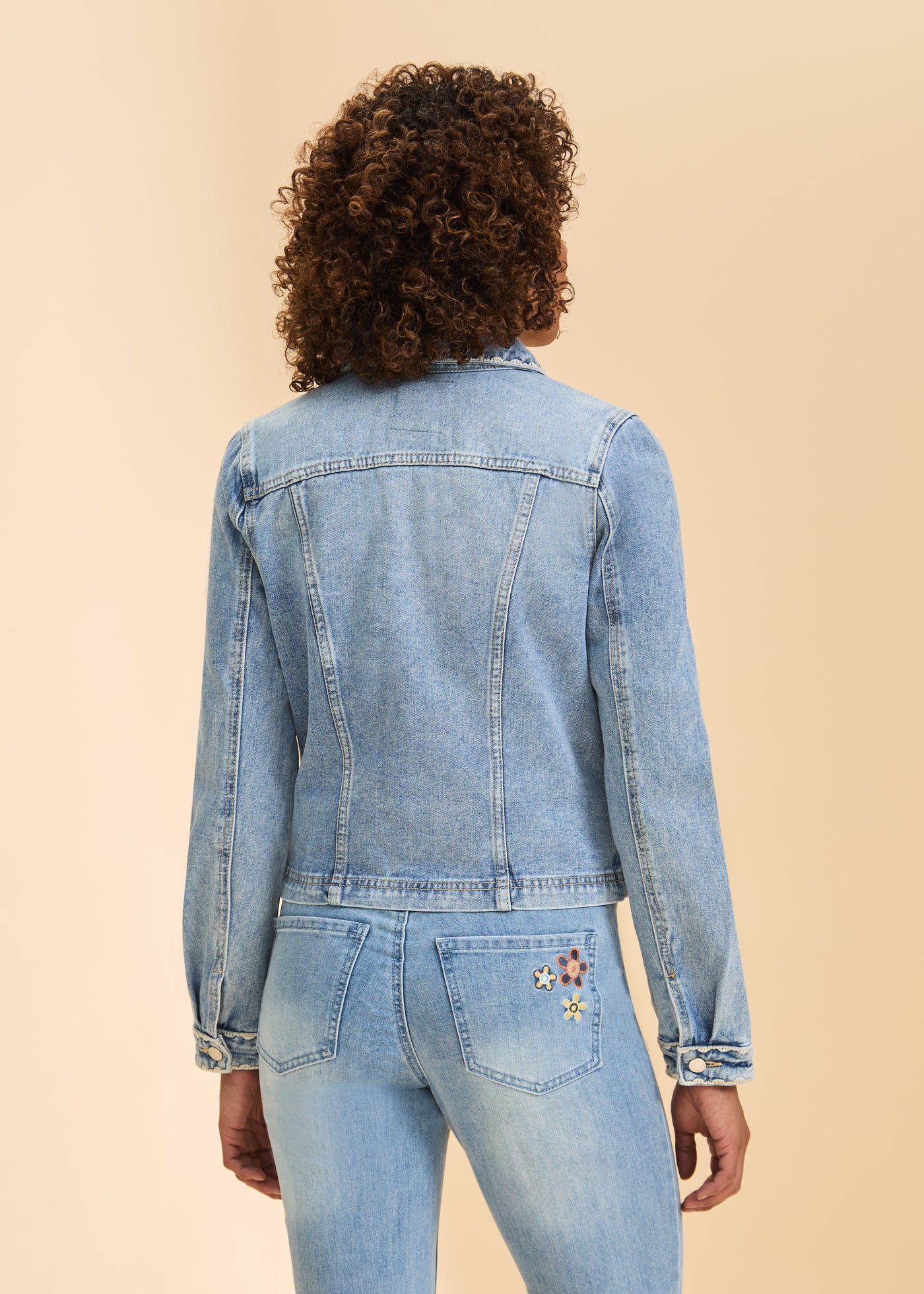 Embroidered Denim Jacket French Dressing Jeans