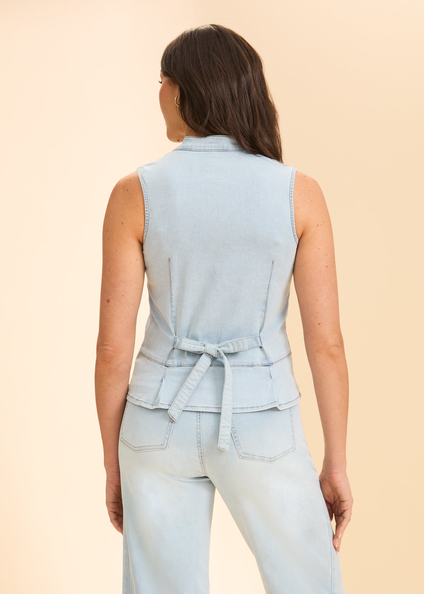 Button Up Vest French Dressing Jeans