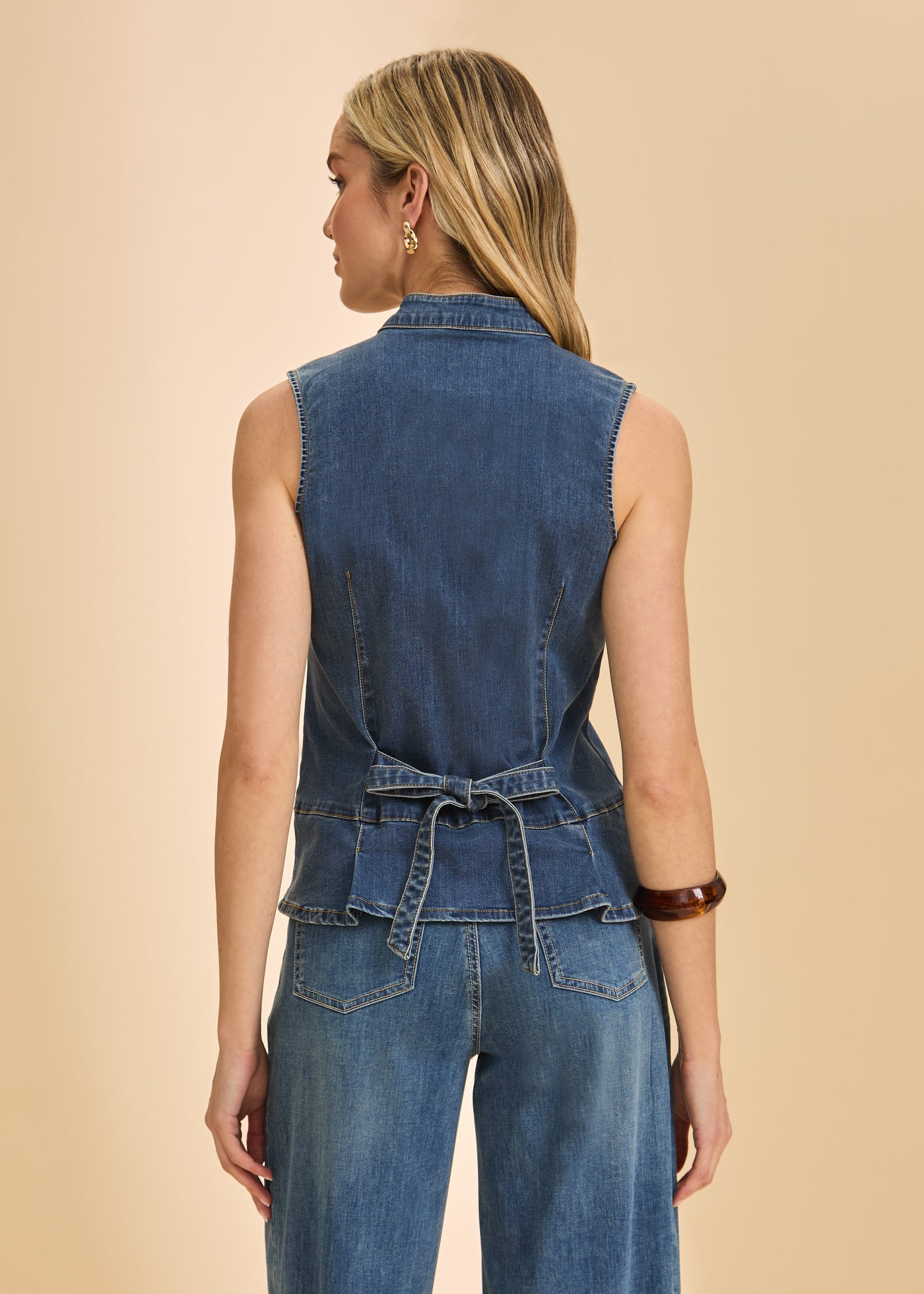 Button Up Vest French Dressing Jeans