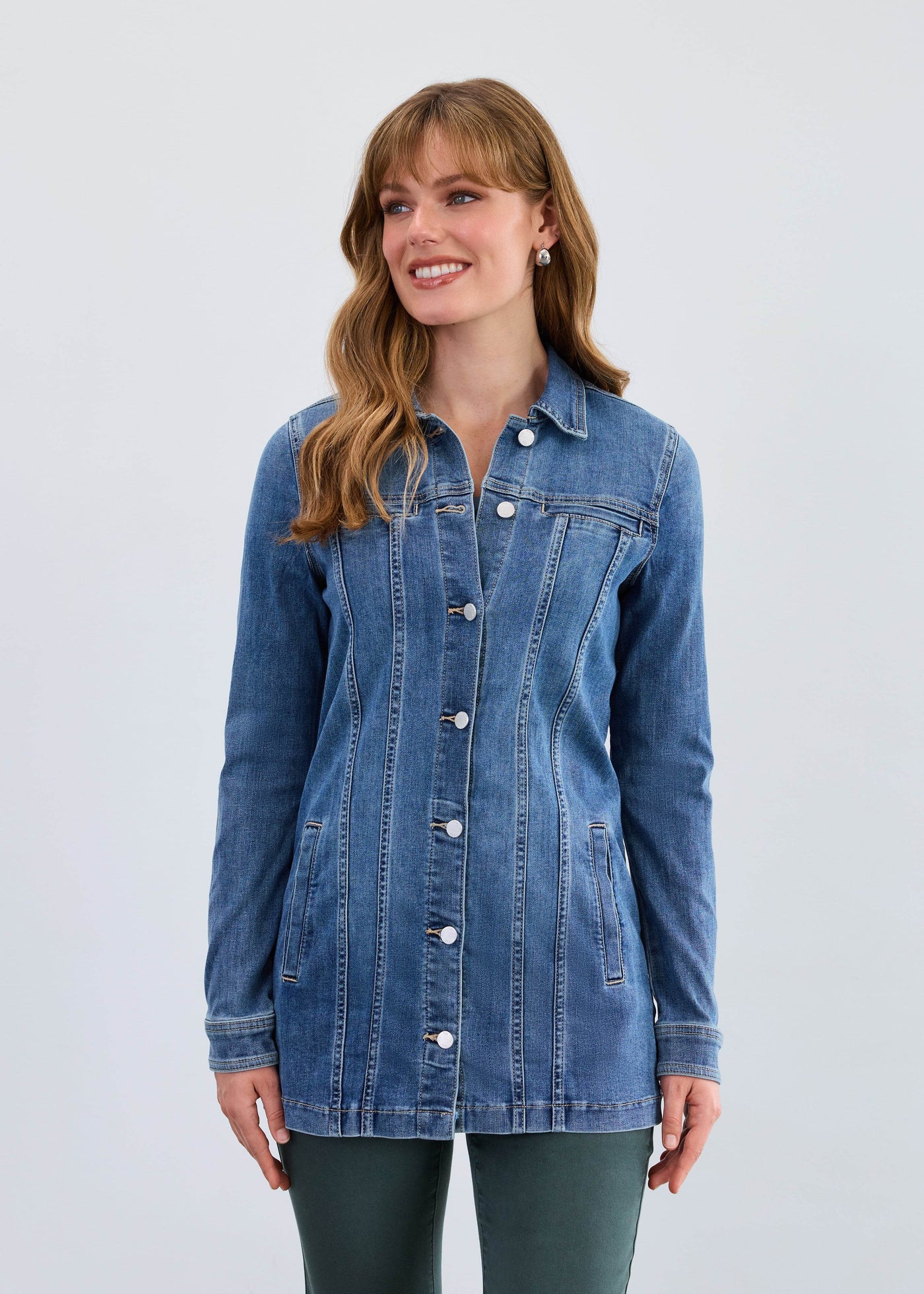 Long Denim Jacket - Dream Pants