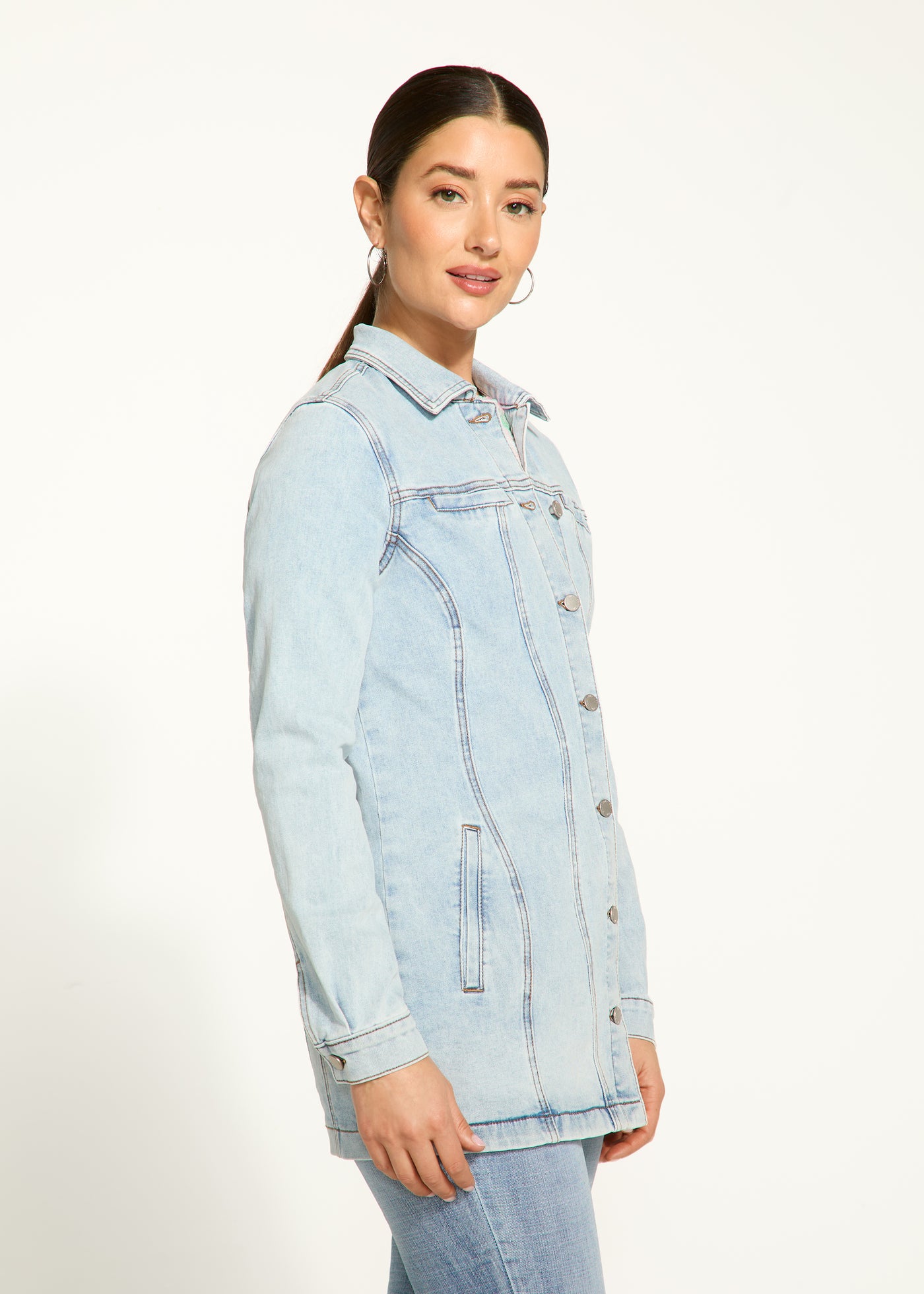 Long Denim Jacket French Dressing Jeans