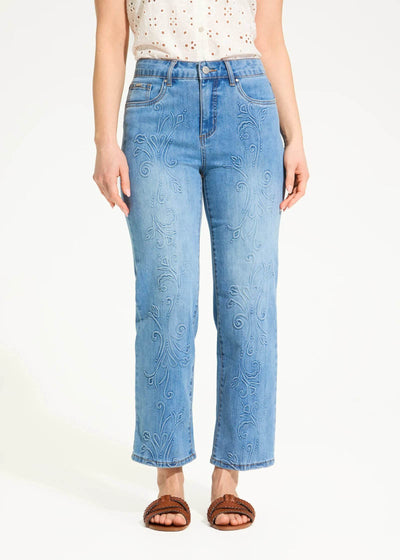 Olivia Straight Crop Denim - Dream Pants