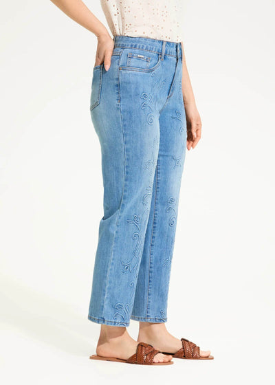 Olivia Straight Crop Denim - Dream Pants