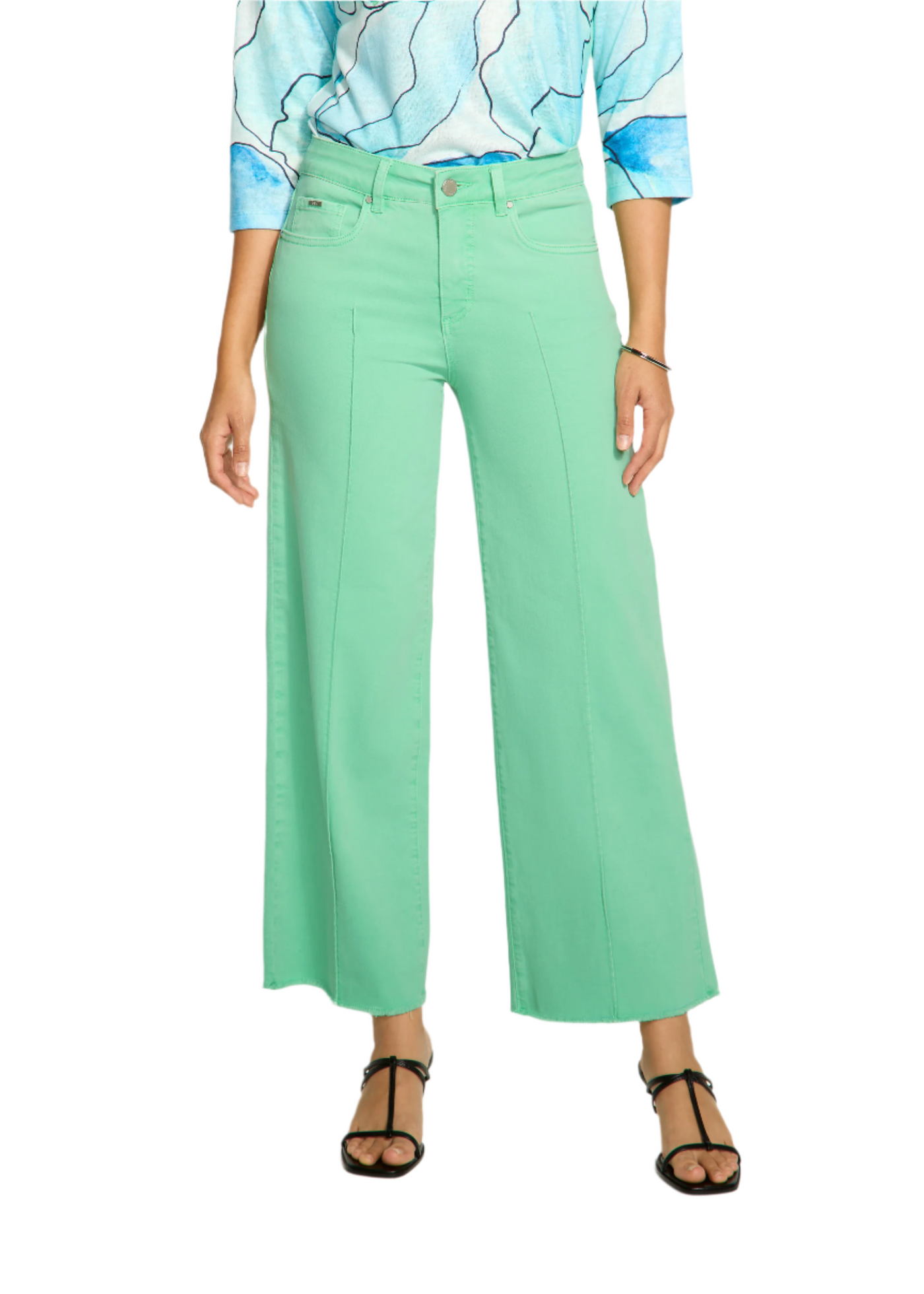 Olivia Wide Ankle French Dressing Jeans