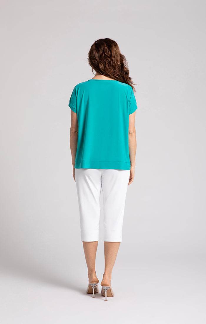 Dolman Scoop Neck Boxy Top - Dream Pants