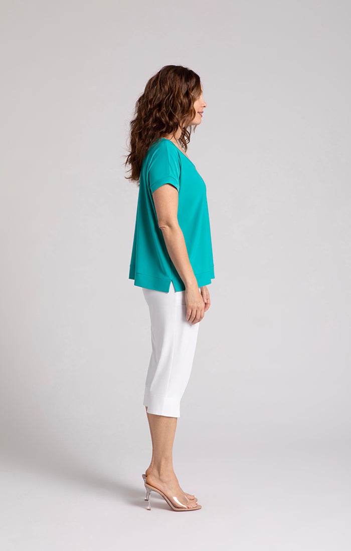 Dolman Scoop Neck Boxy Top - Dream Pants