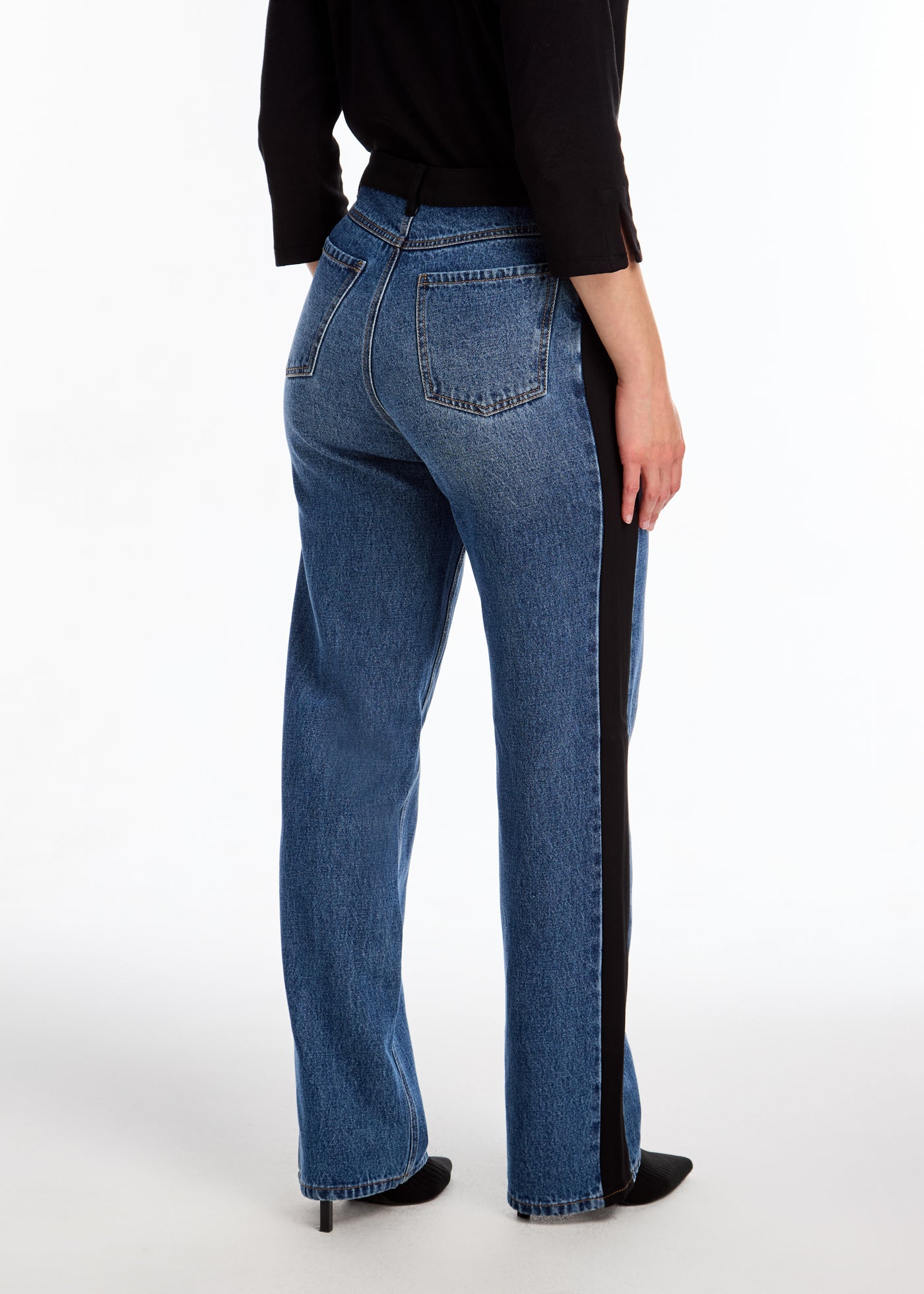 Olivia Wide Leg French Dressing Jeans