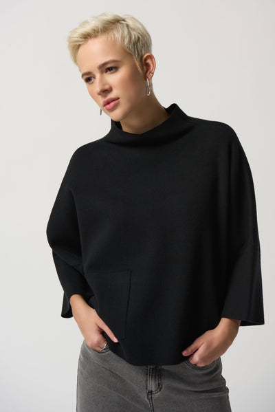 Joseph Ribkoff Funnel Neck Boxy Top 