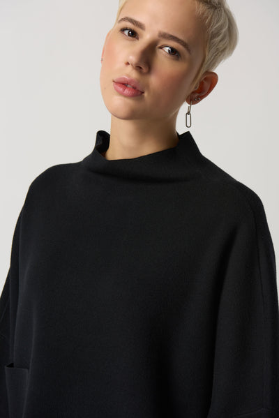 Joseph Ribkoff Funnel Neck Boxy Top 