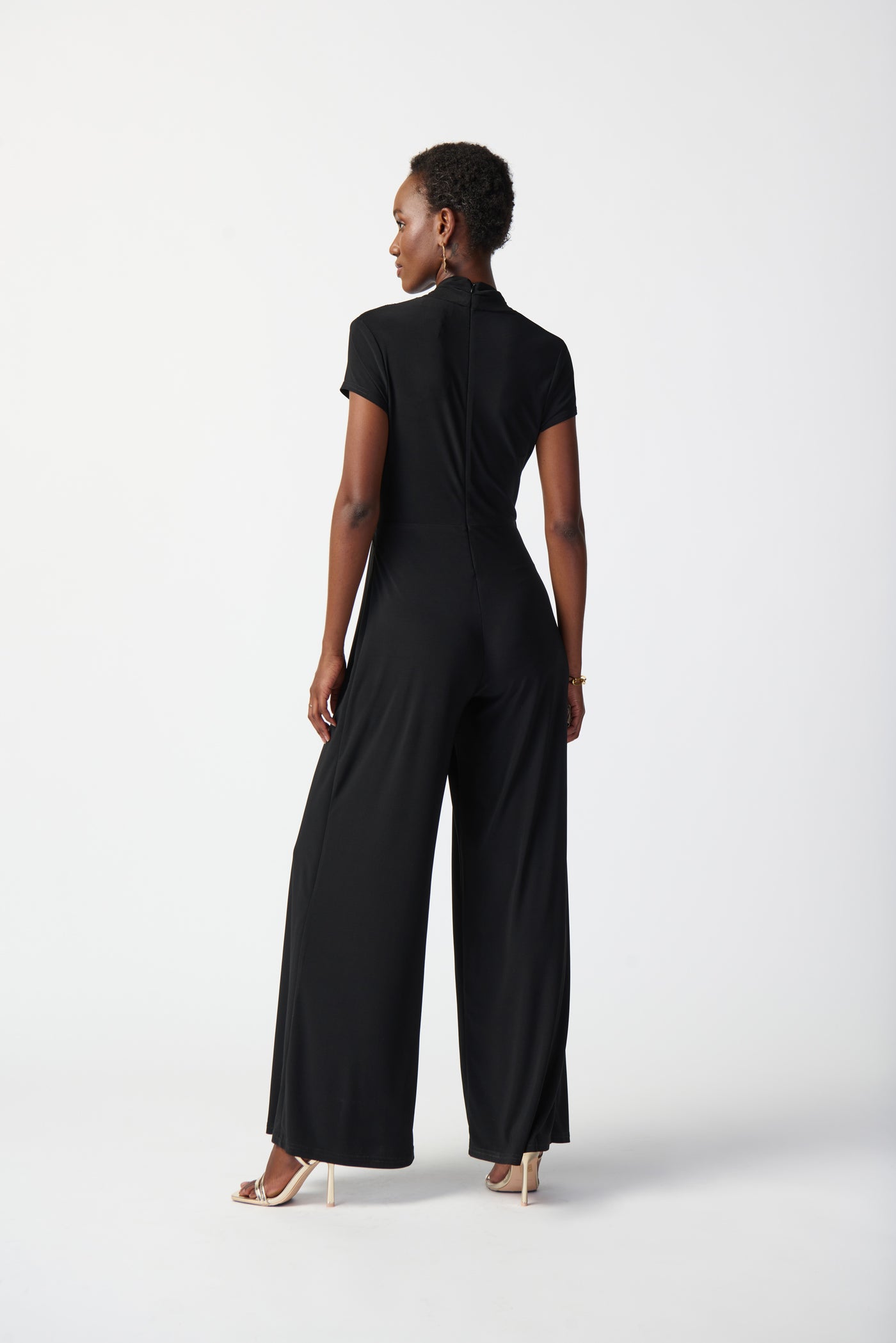 Joseph Ribkoff Silky Knit Wide-Leg Jumpsuit 