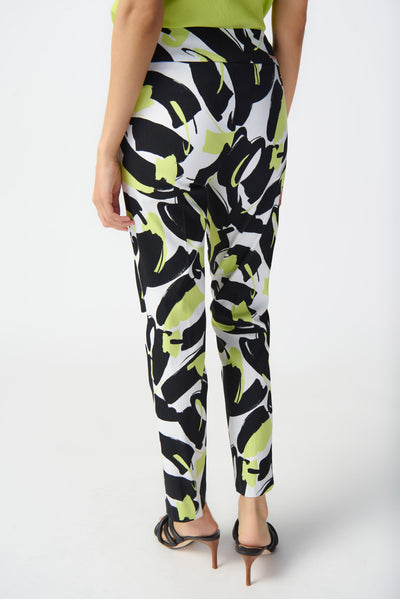 Joseph Ribkoff Abstract Print Millennium Pull-On Pants 