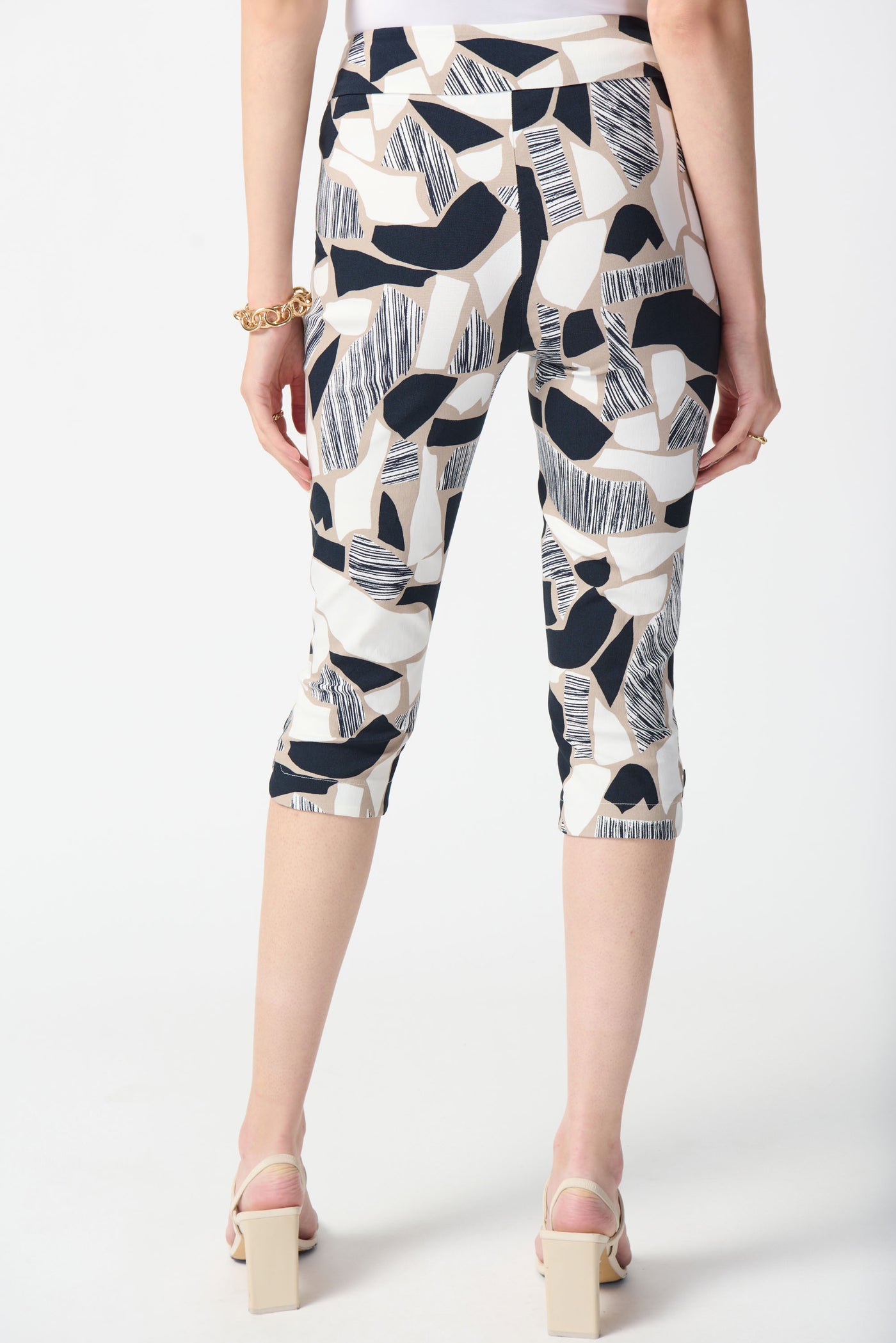 Millennium Abstract Print Capri Pants Joseph Ribkoff