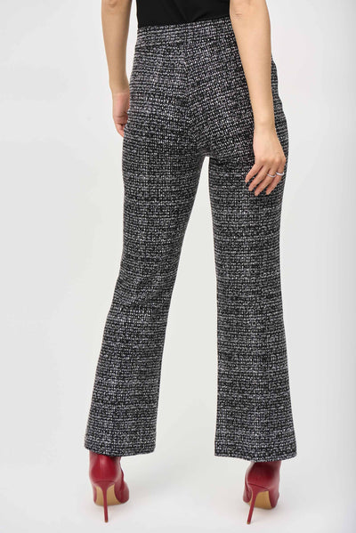 Jacquard Knit Abstract Print Pants Joseph Ribkoff