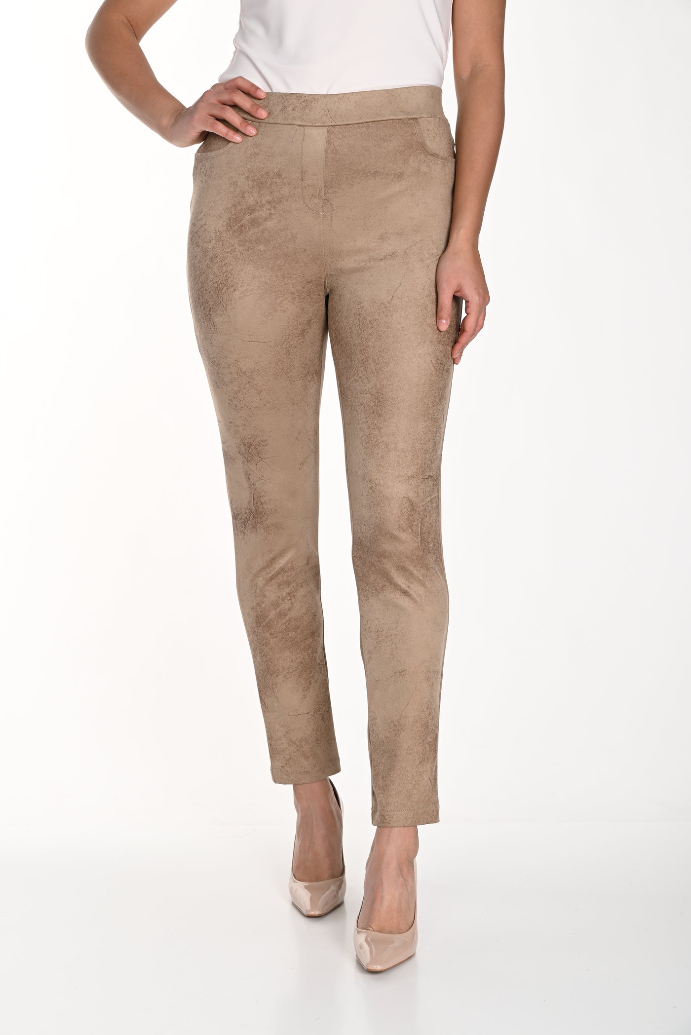 High-Waisted Skinny Trousers Frank Lyman