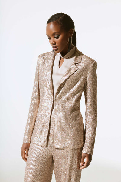 Sequined Straight Blazer Joseph Ribkoff