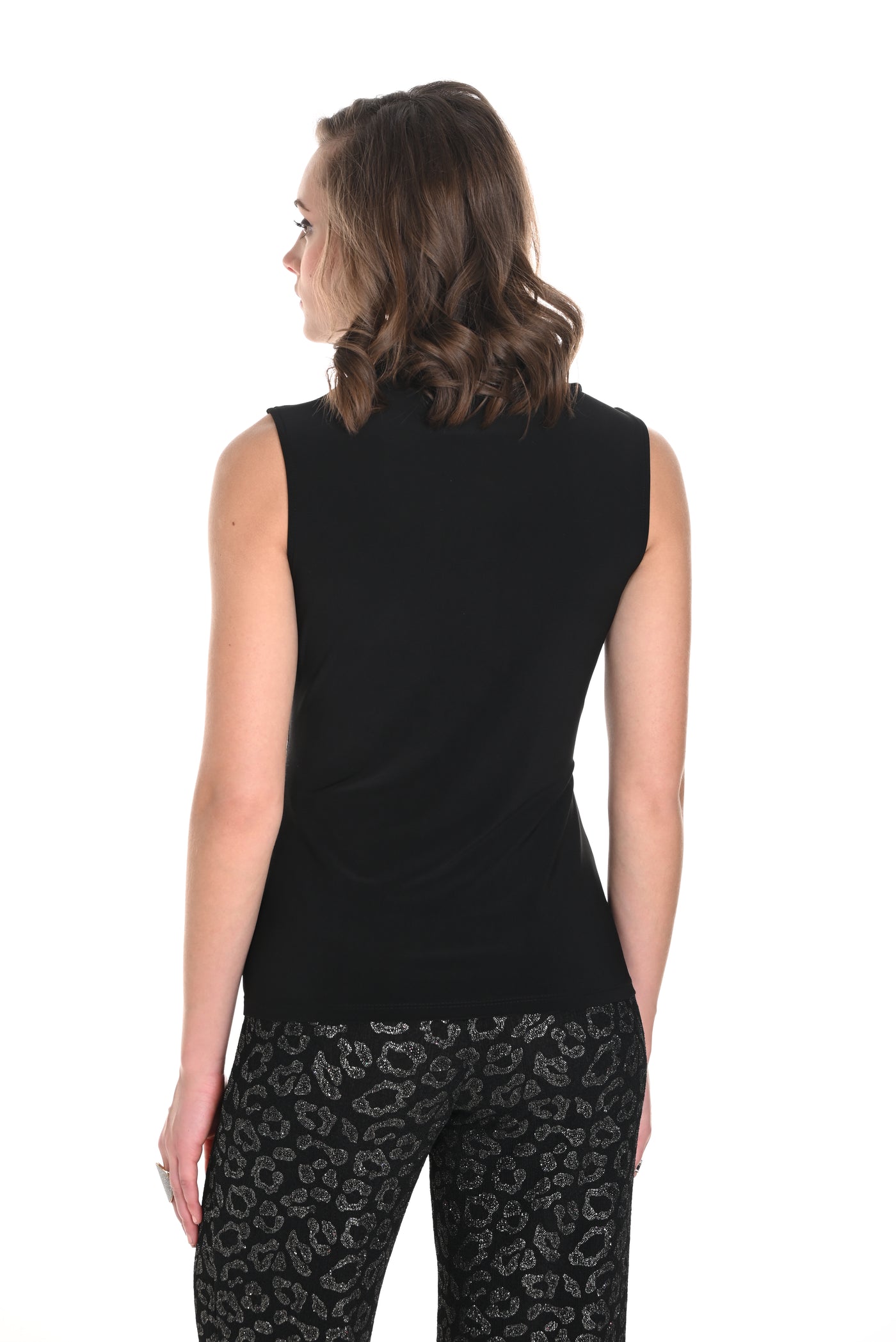 Draped Cowl Neck Top Frank Lyman