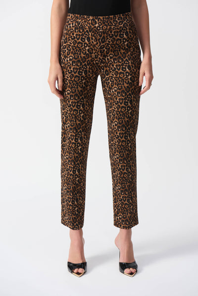 Silky Knit Animal Print Pull-On Pants Joseph Ribkoff