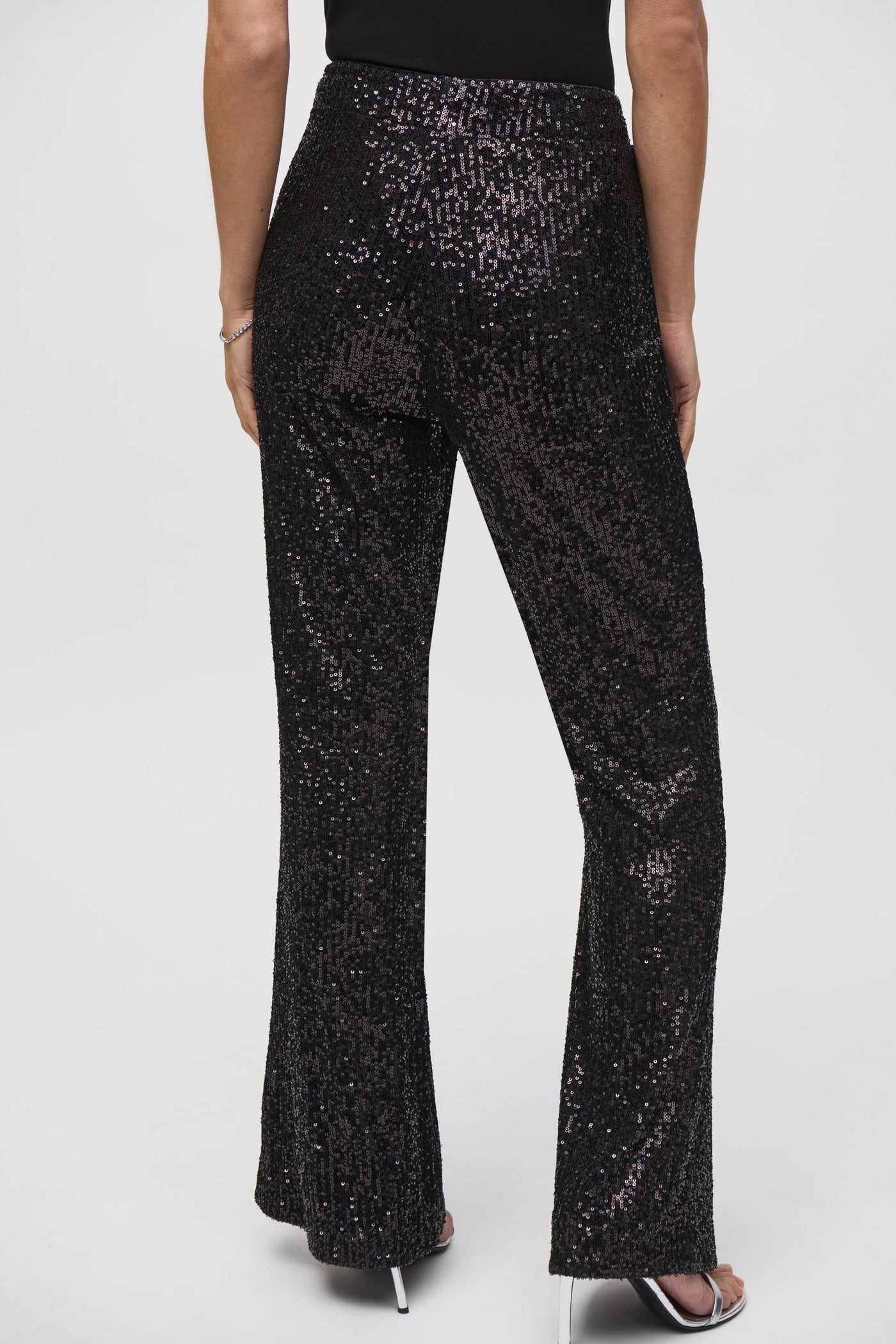 Sequins Flared Pull-On Pants Joseph Ribkoff