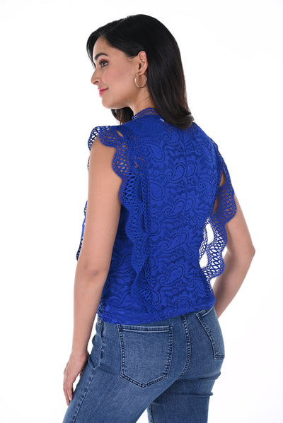 Frank Lyman Lace Top 