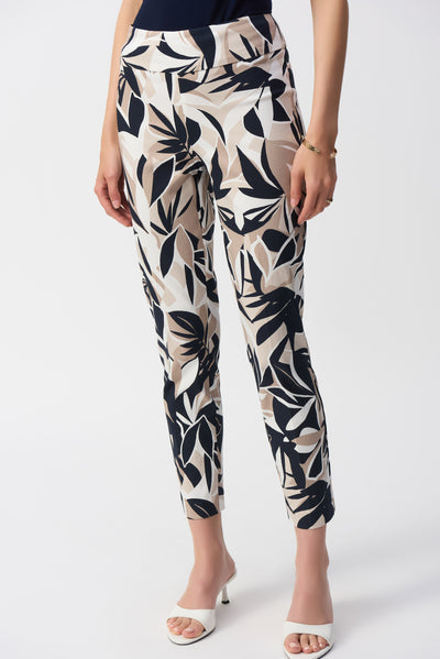 Millennium Tropical Print Slim Fit Pants Joseph Ribkoff