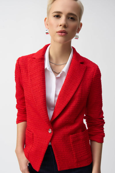 Bouclé Fitted Blazer Joseph Ribkoff