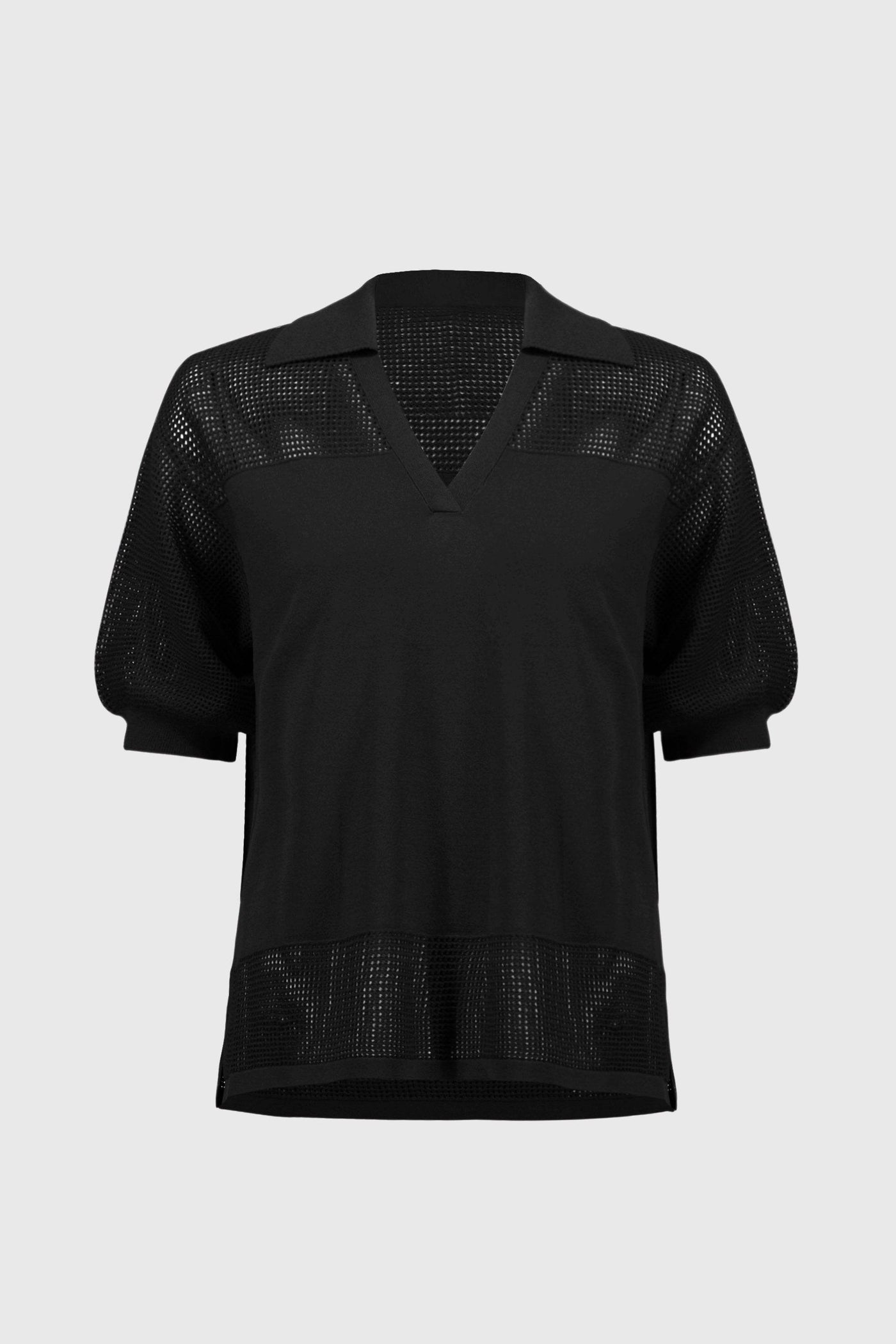 Sweater Knit Pullover With Pointelle Detail - Dream Pants