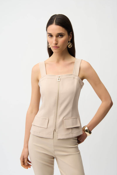 Lux Twill Bustier Fitted Top - Dream Pants