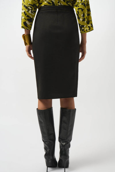 Scuba Suede And Leatherette Pencil Skirt - Dream Pants
