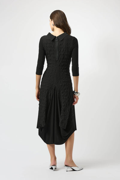Bubble Jacquard & Silky Knit Cocoon Dress - Dream Pants