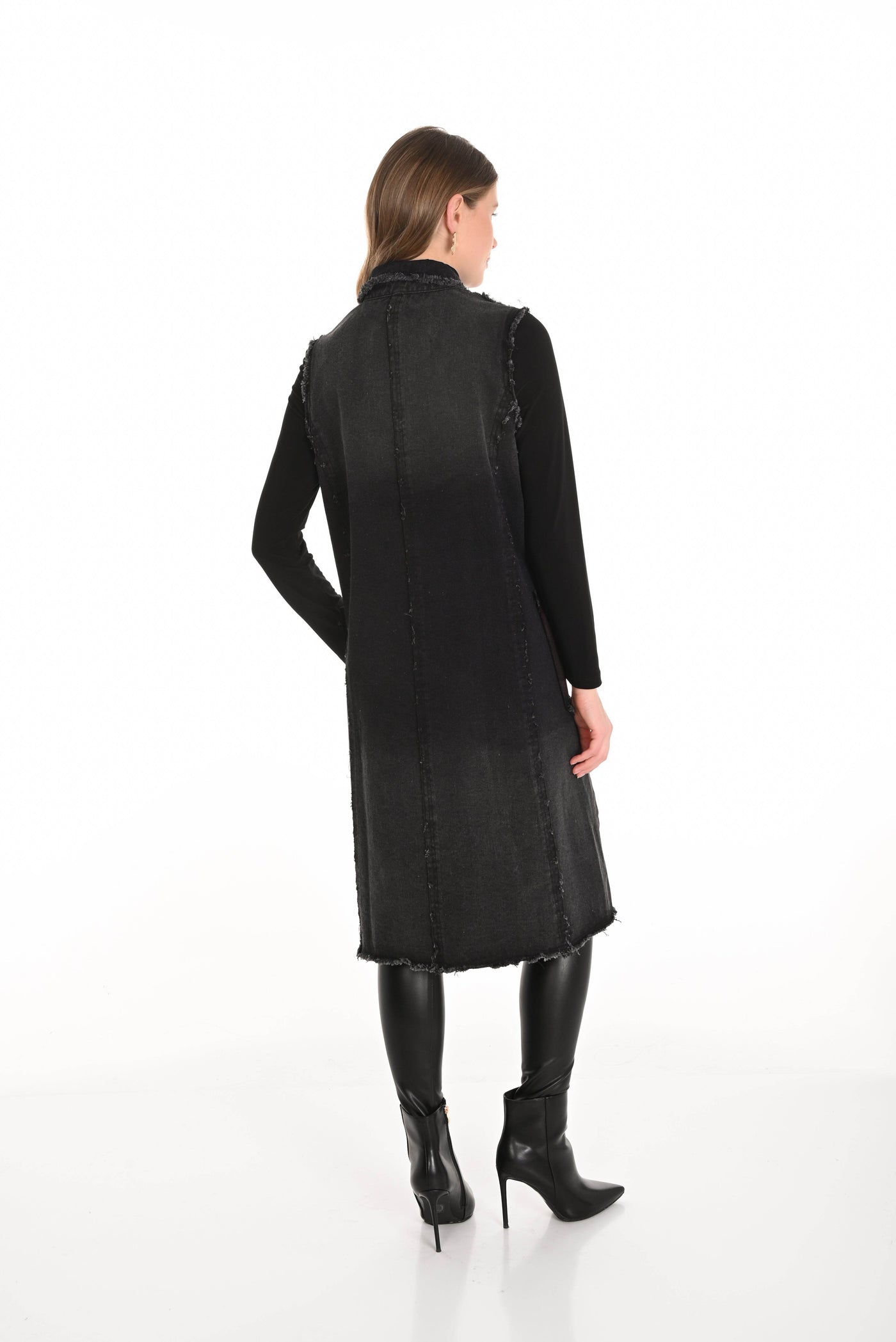 Sleeveless Denim Vest - Dream Pants