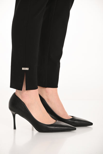 Slim Fit Pull-On Pants with Ankle Detail Frank Lyman