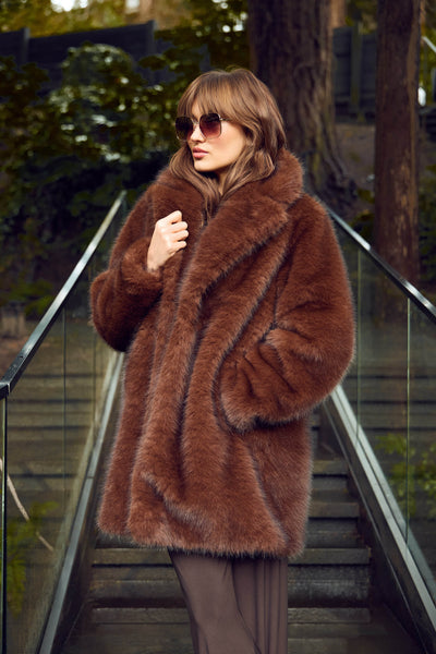 Faux Fur Coat - Dream Pants