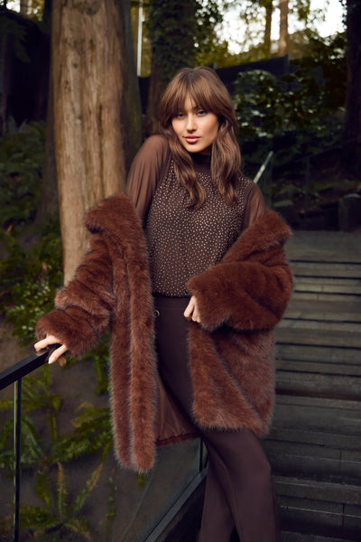 Faux Fur Coat - Dream Pants