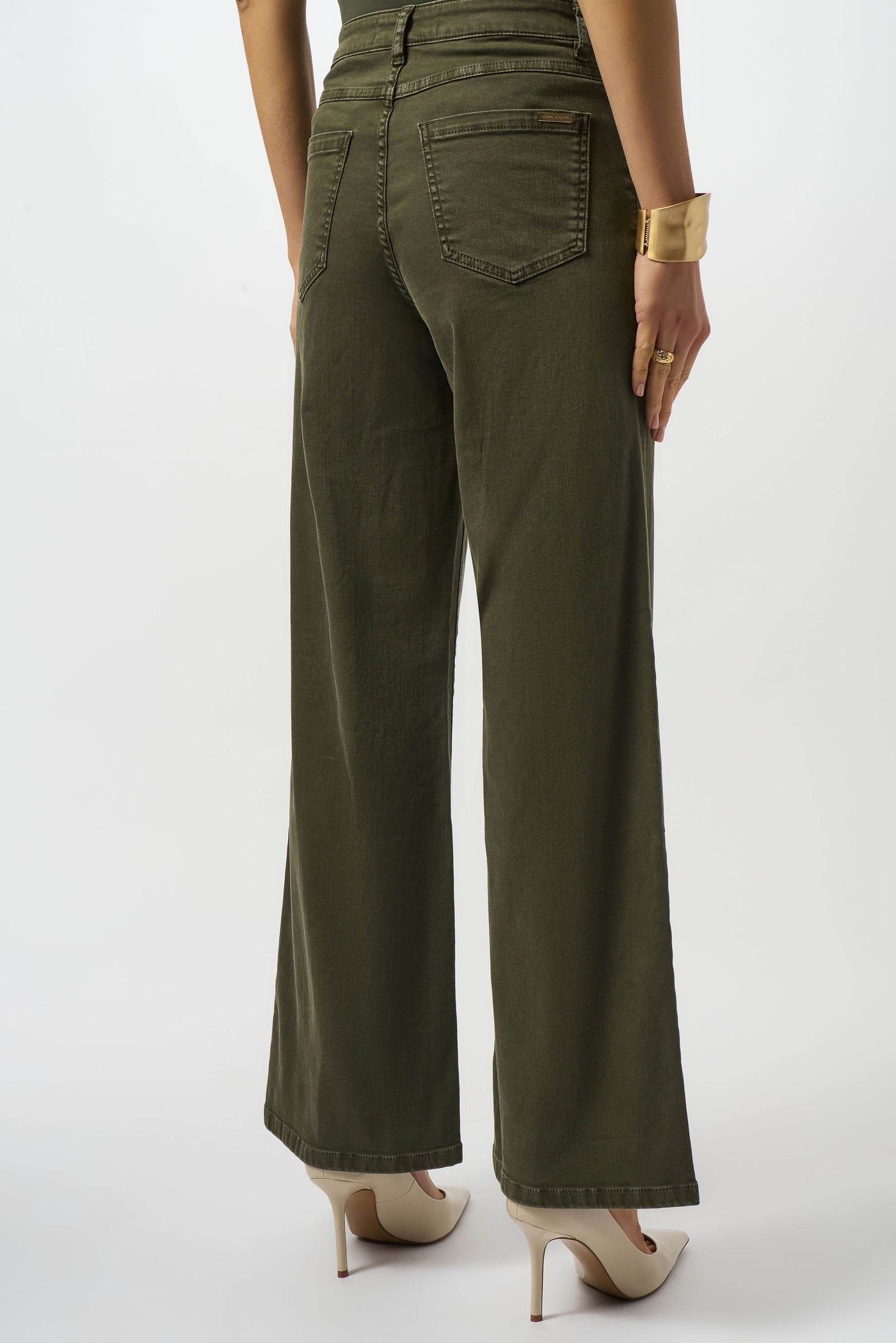Goldie Classic Wide-Leg Stretch Denim Jeans - Dream Pants