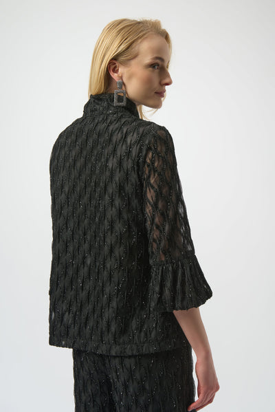 Lurex Cascade Trapeze Jacket Joseph Ribkoff