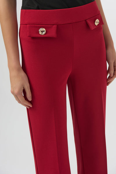 Scuba Crepe Wide-Leg Pull-On Pants Joseph Ribkoff