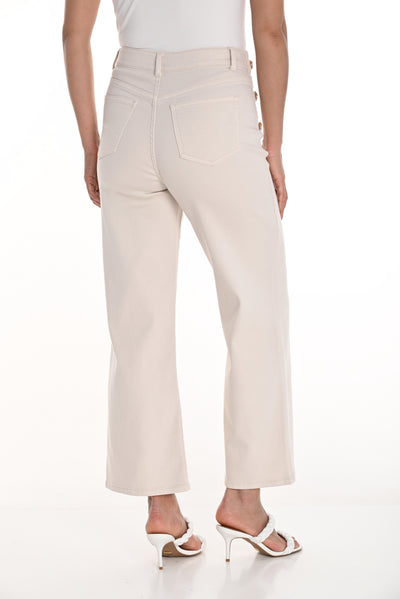 Button Detail Pants Frank Lyman