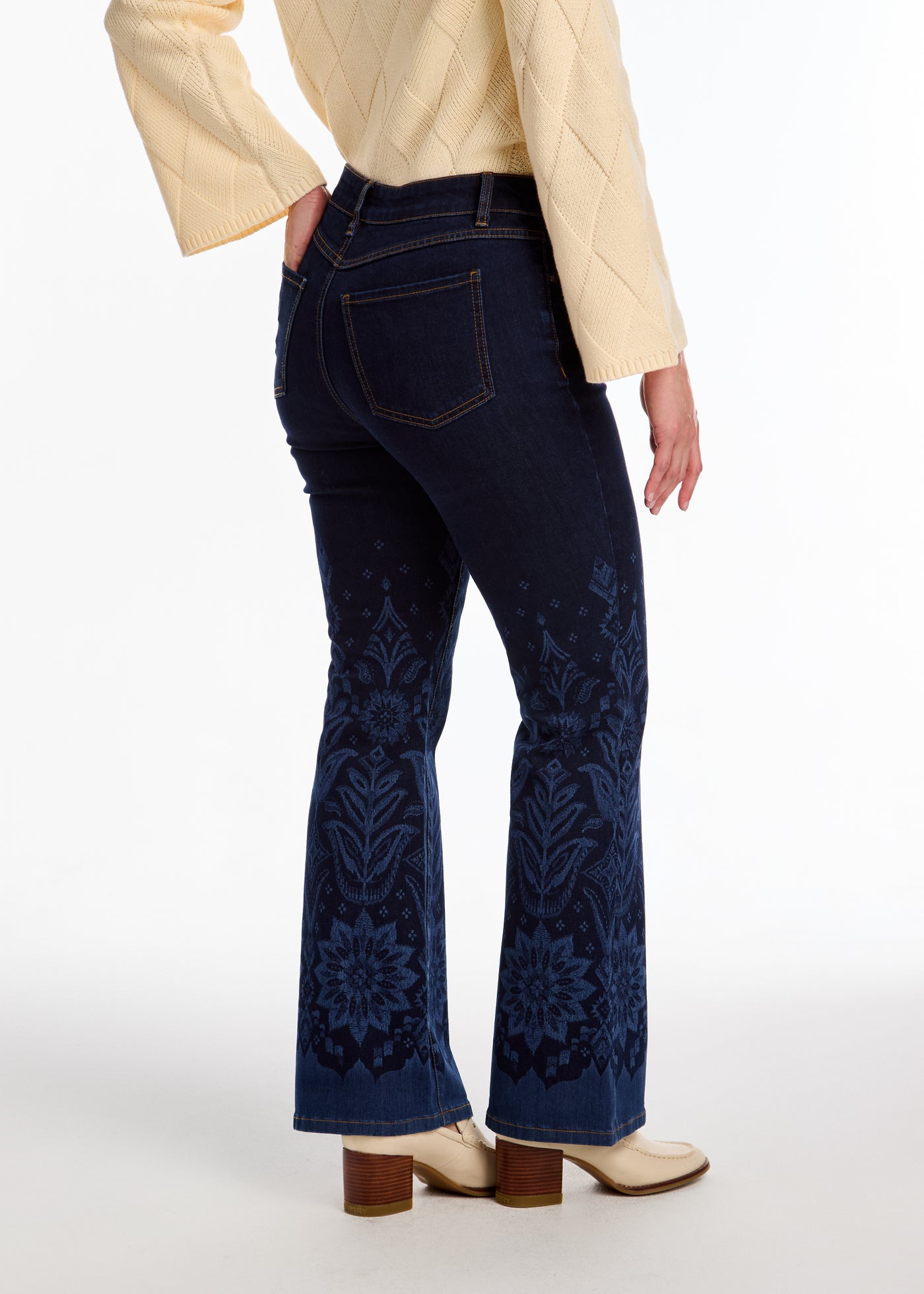 Olivia Flare Leg French Dressing Jeans