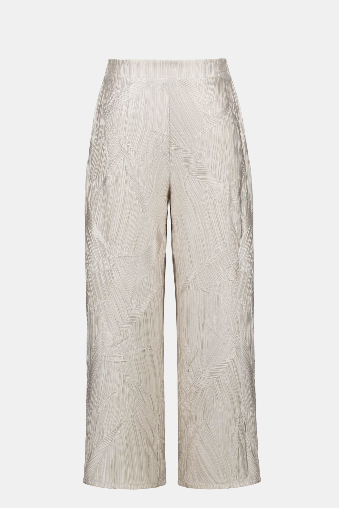 Pleated Satin Pull-On Culotte Pants Joseph Ribkoff