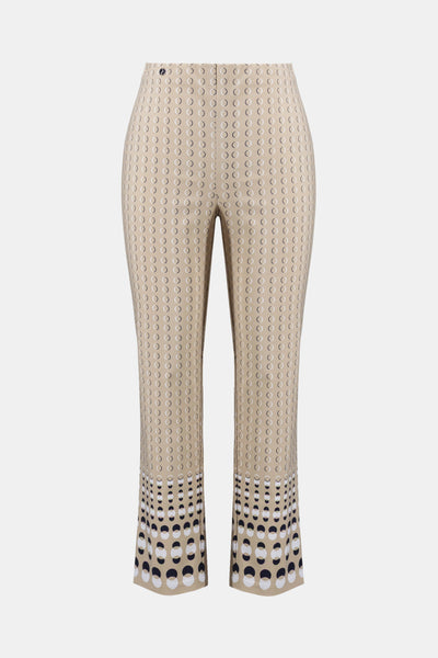 Millennium Geometric Print Straight Pull-On Pants Joseph Ribkoff