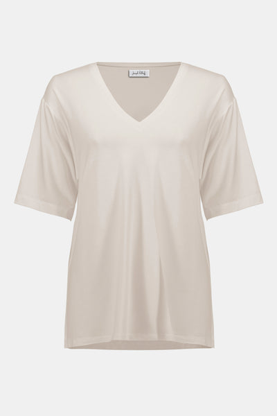 Jersey Boxy Tunic With V-neckline Joseph Ribkoff