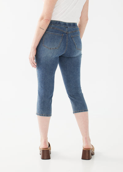 French Dressing Jeans Pull-On Capri 