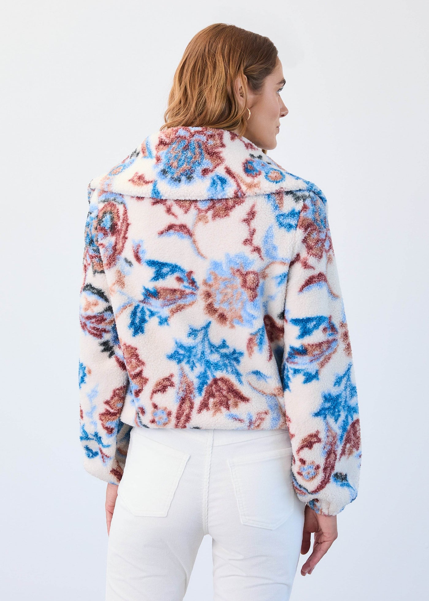 Long Sleeve 1/2 Zip Sherpa Popover Jacket - Dream Pants