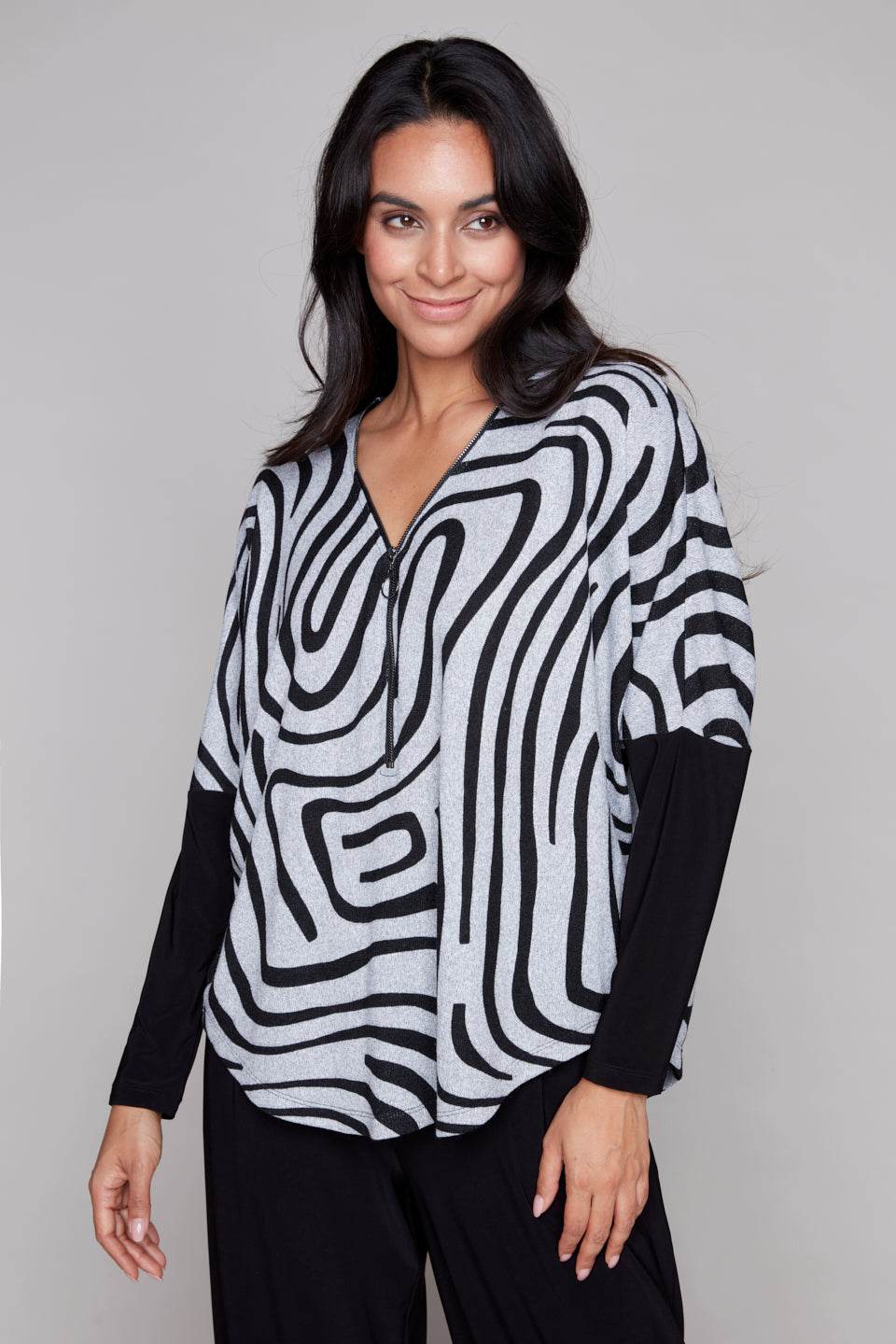 Zipper Front Top - Dream Pants