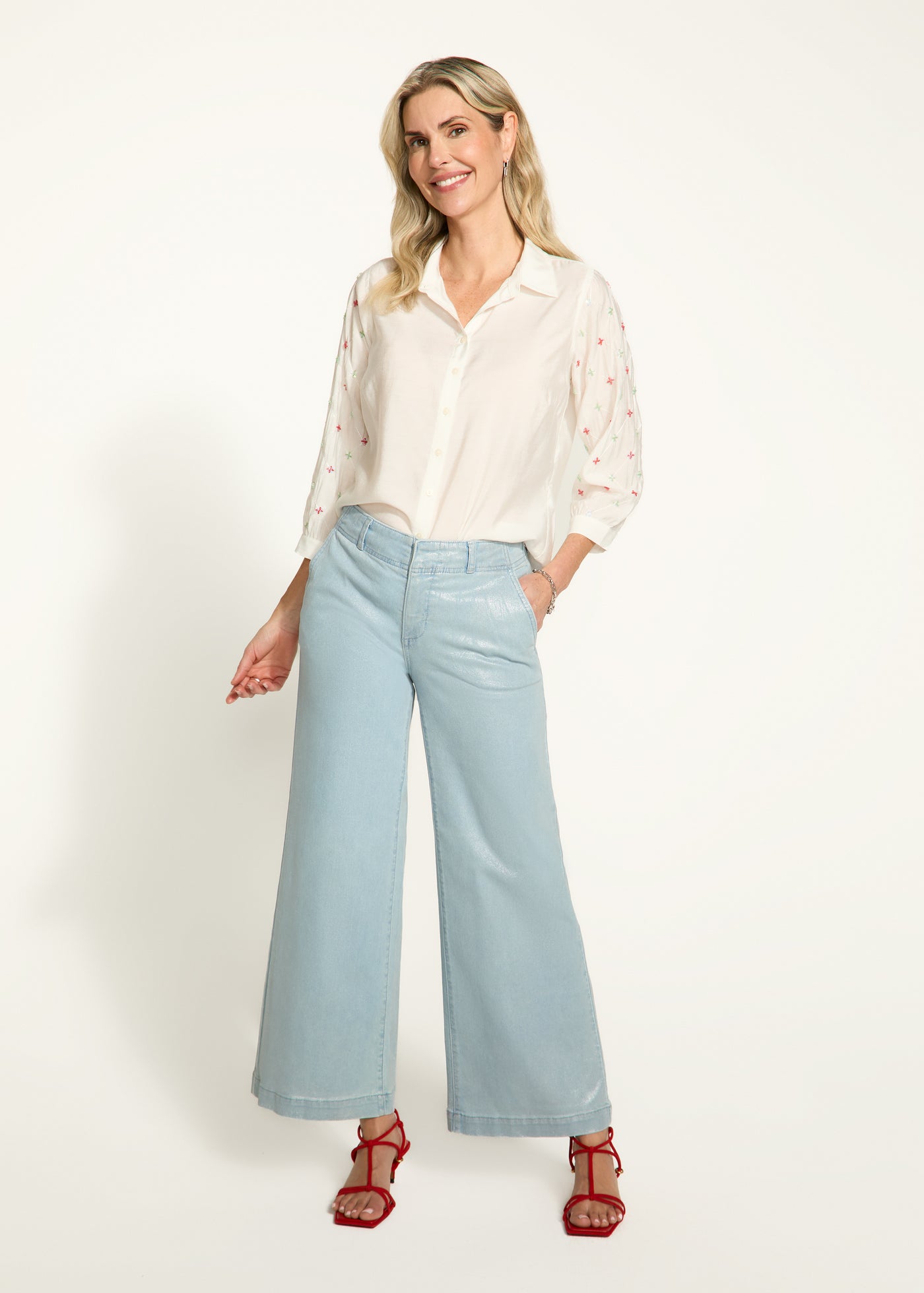 Christina Coated Trouser French Dressing Jeans