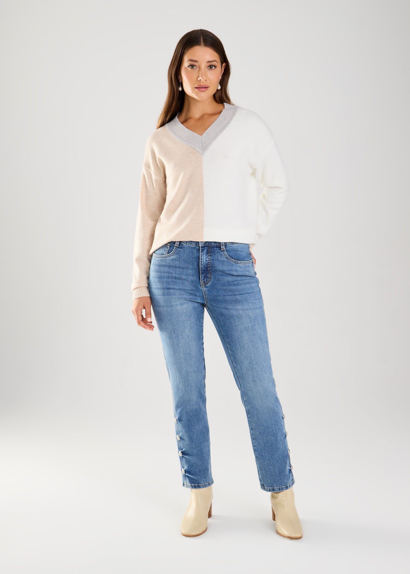 Suzanne Straight Ankle French Dressing Jeans